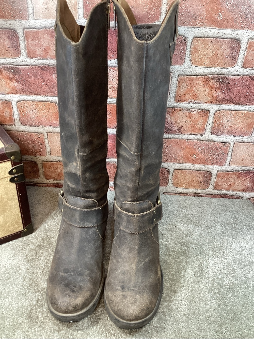 Born Loreza Womens Tall western riding boot size 7.5 - Picture 2 of 8